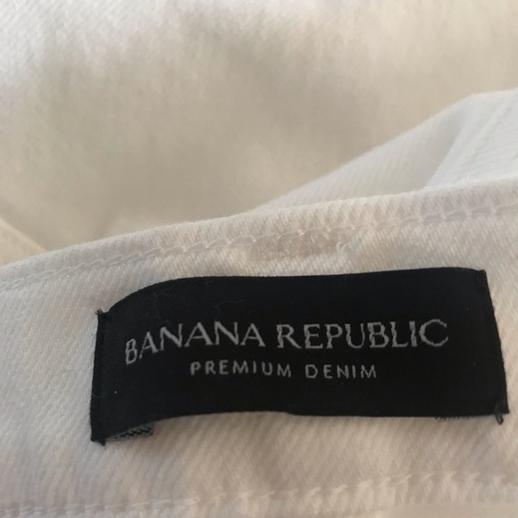 BANANA REPUBLIC Button Fly High Rise Slim Jeans, Sz. 35 EXCELLENT CONDITION - Picture 9 of 12